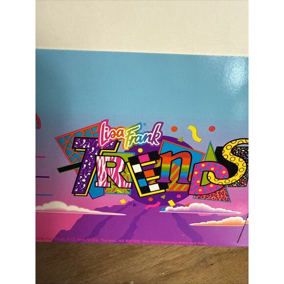 Vintage Lisa Frank Hummingbird Pocket Folder Unpunched Dashly Bird Trends Retro - Picture 9 of 10